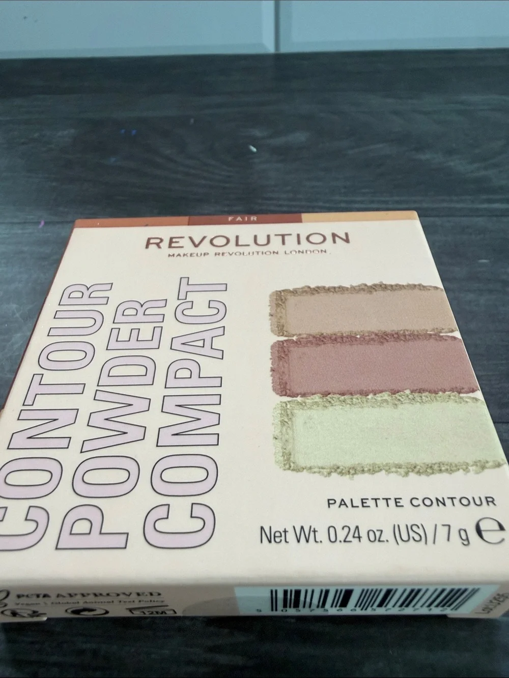 Revolution Contour Powder Compact - Fair - Peach, Brown, Cream